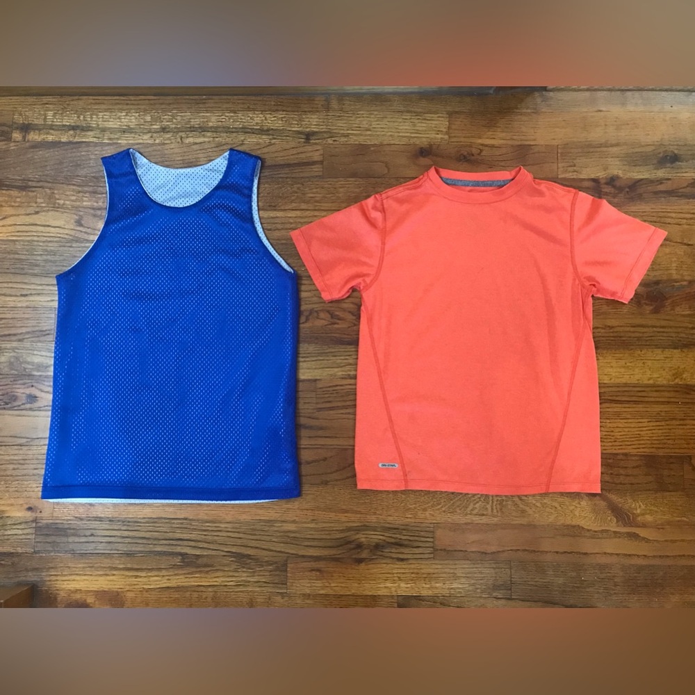 Dri-fit Activewear Performance Sports Shirts 
Orange & Reversible 
Medium Unisex